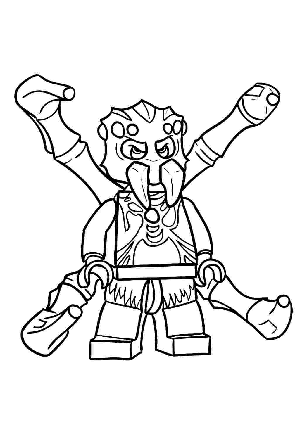 раскраска Эрида, один из персонажей из Лего легенды Чима