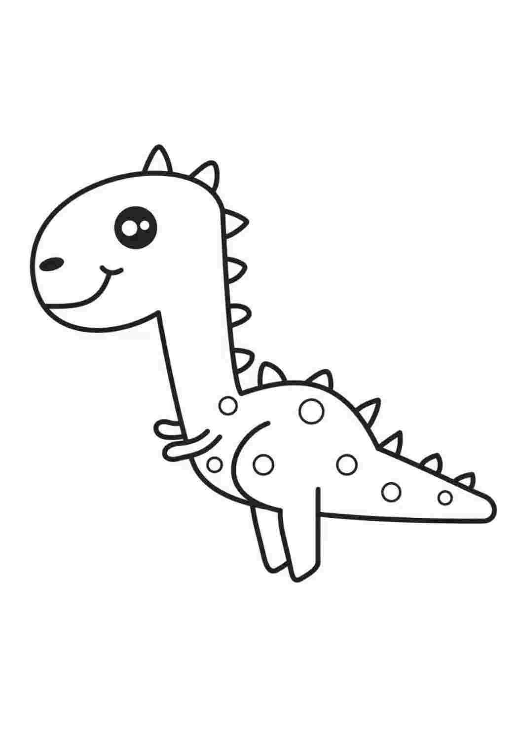 Раскраска детей динозавр. Раскраска Для детей 5-6 лет Динозавр. Развивающие  раскраски.