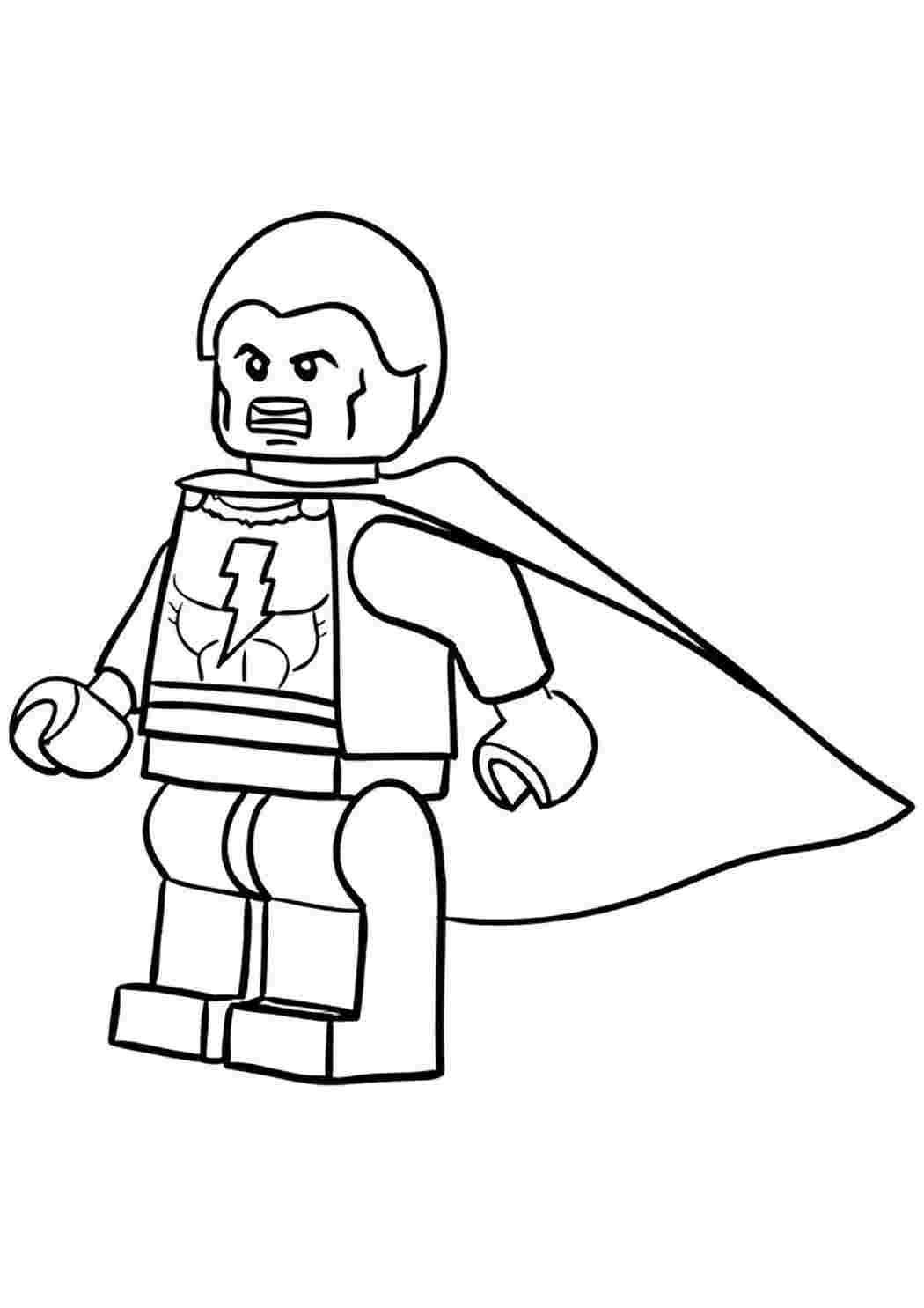 Раскраски Лего супергерои