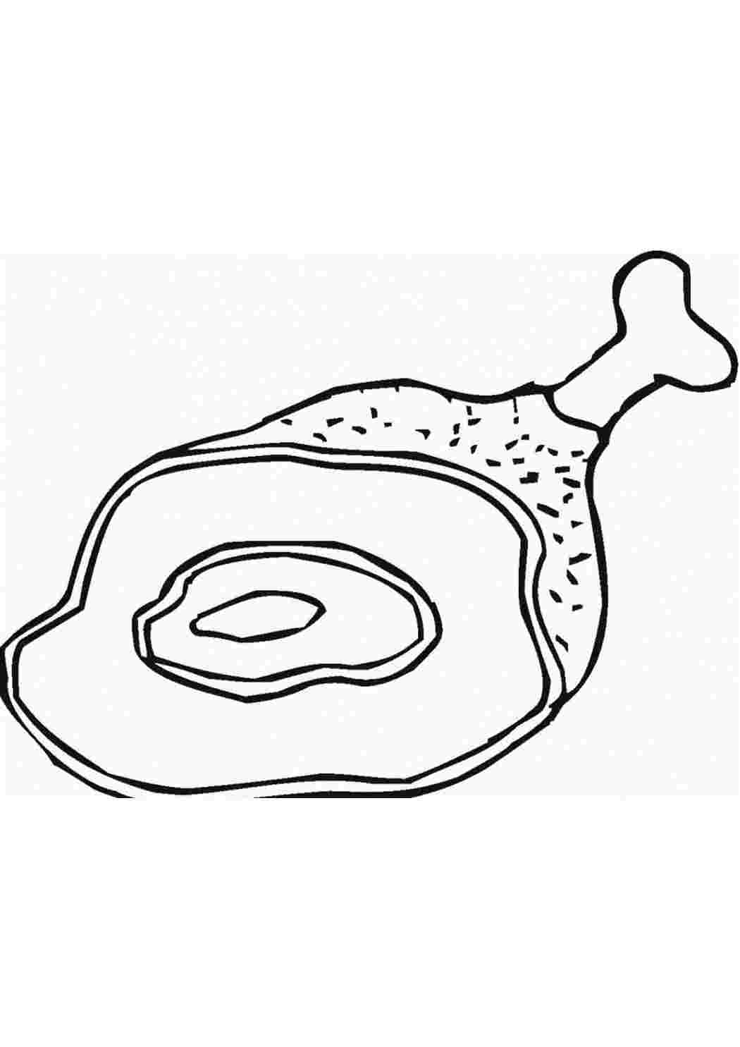 Раскраски Раскраска Раскраска мяса на косточке распечатать. Черно белые раскраски. Раскраска Раскраска мяса на косточке распечатать. Скачать раскраски бесплатно.
