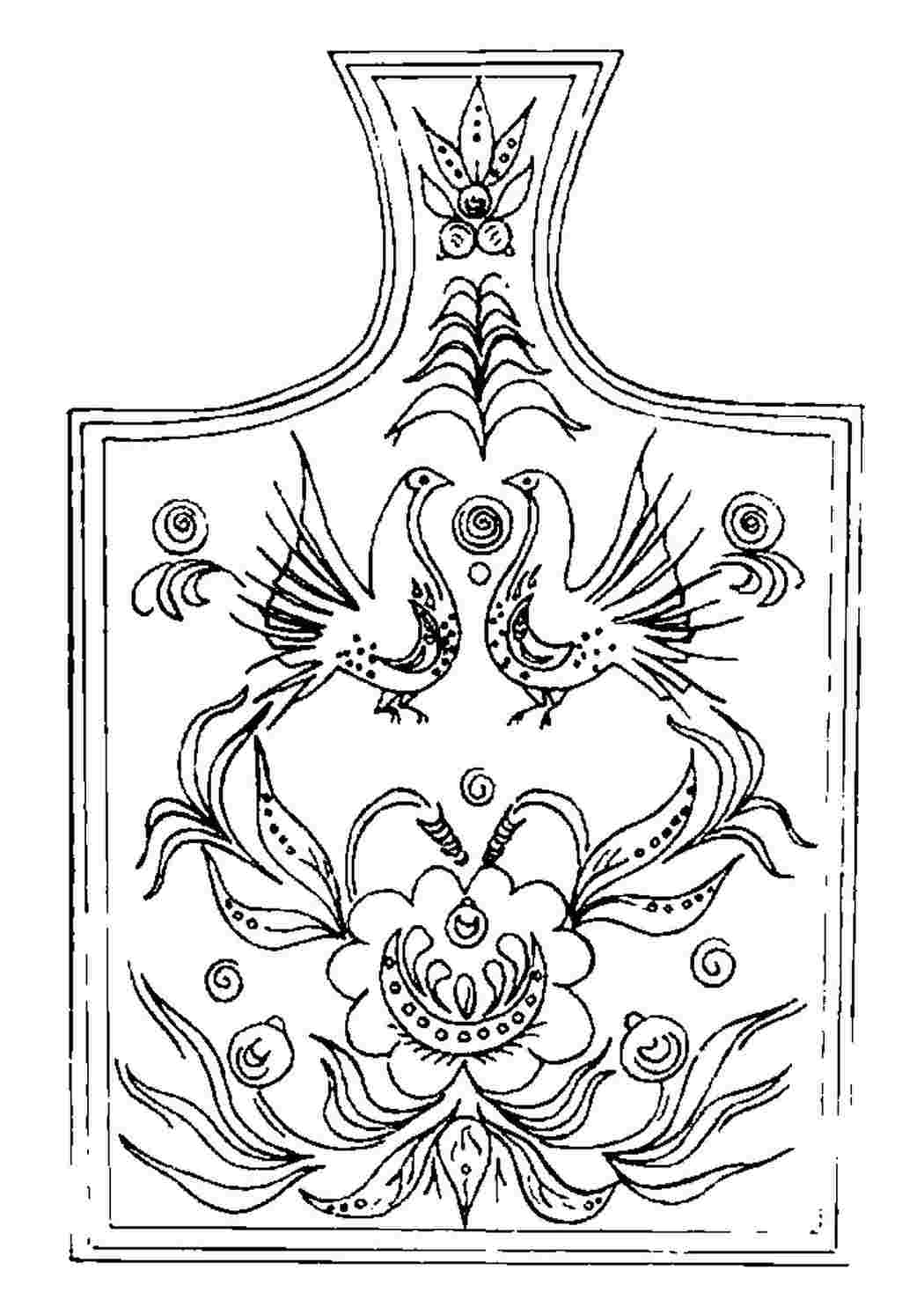 Разделочные доски рисунки для росписи