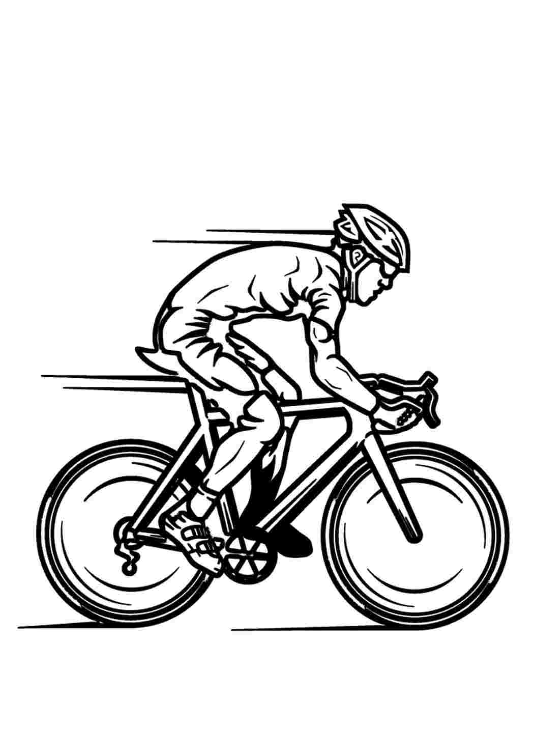 Как нарисовать велосипедиста