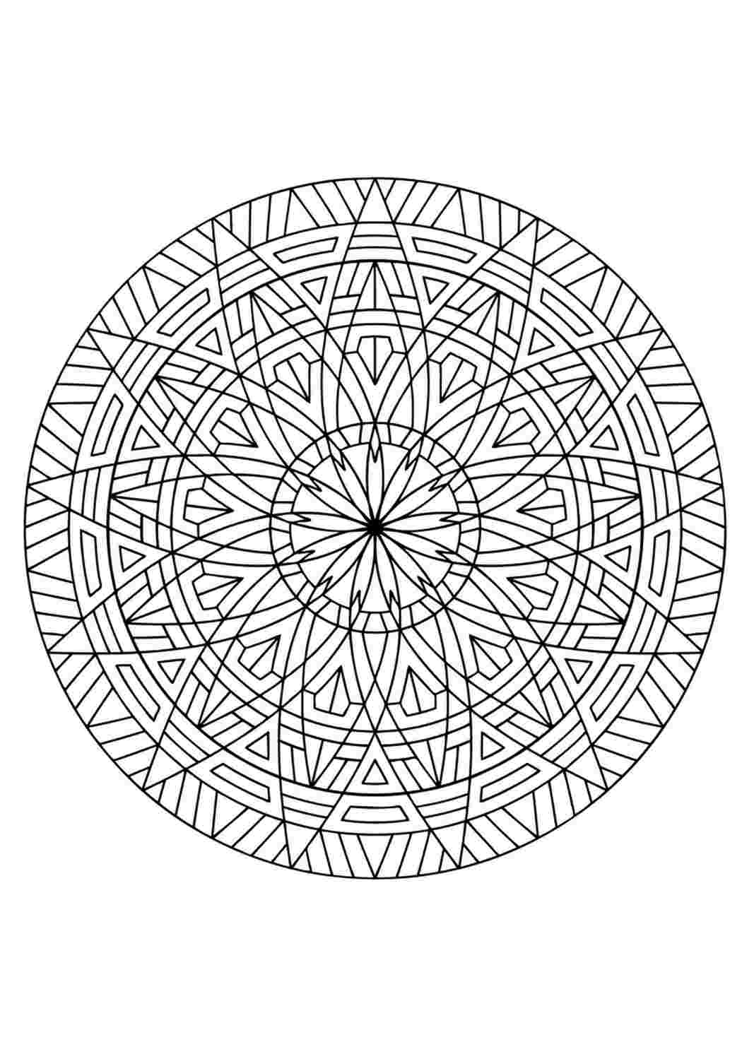Сложный геометрический орнамент