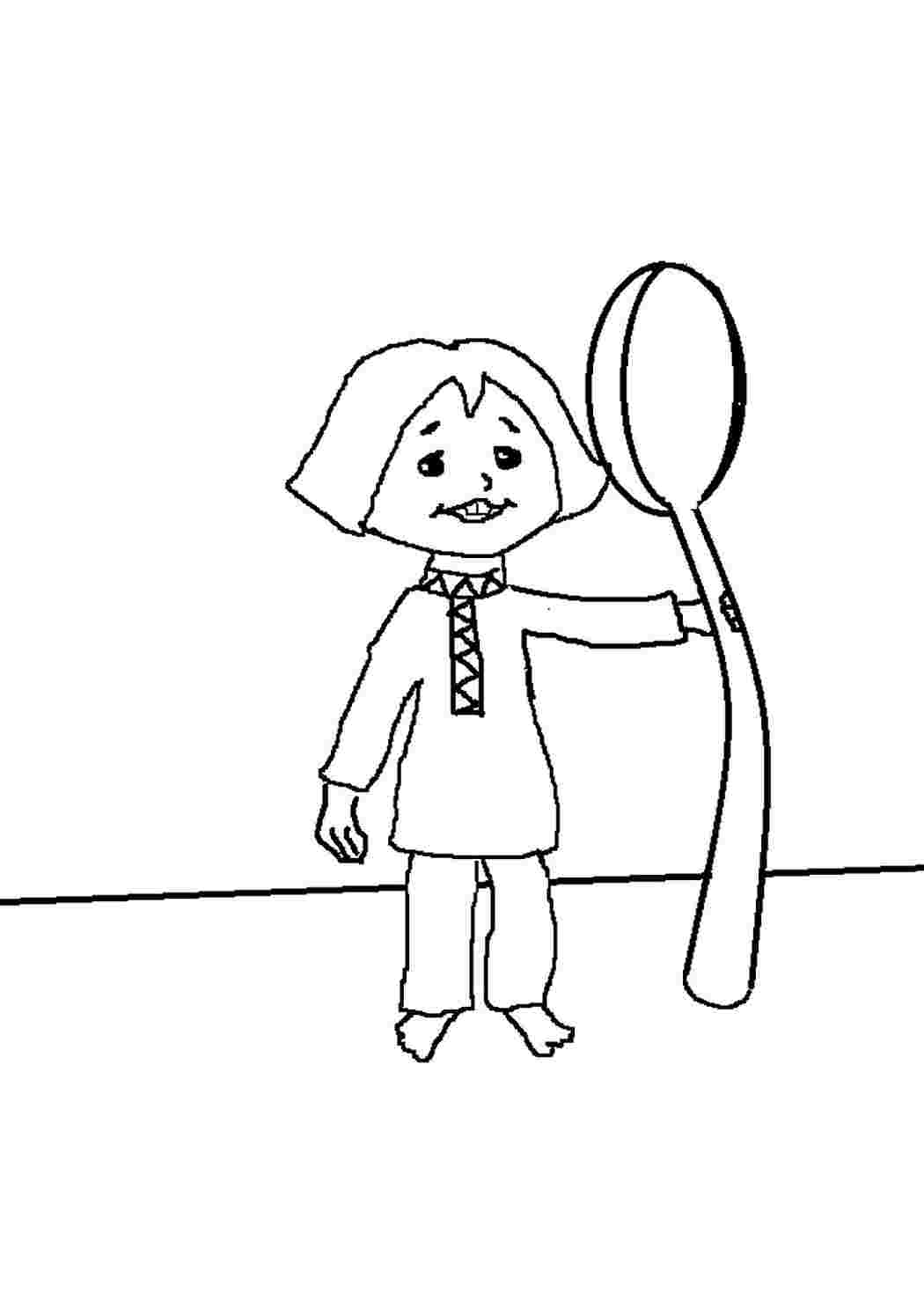 Рисование тема мальчик с пальчик