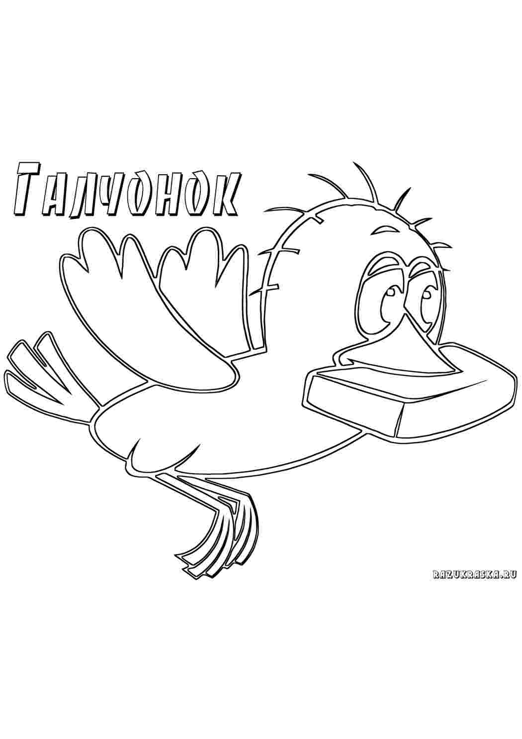 Галчонок картинка