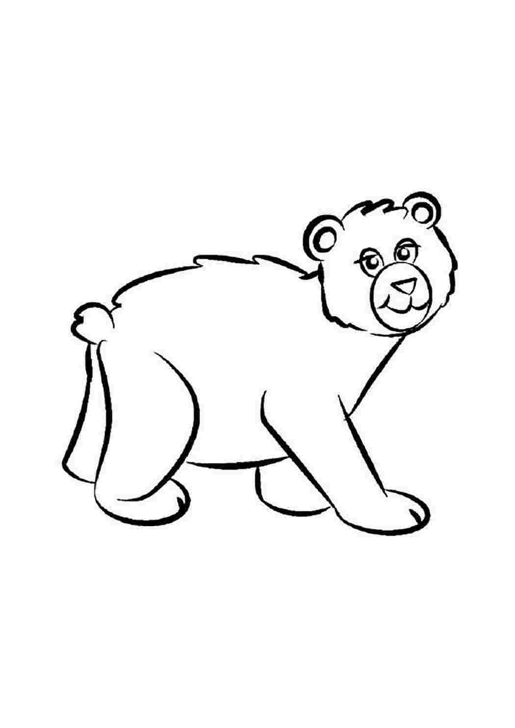 Bear for kids. Медведь раскраска. Медведь картинка раскраска. Рисунок медведя для раскрашивания. Медведь картинка для детей раскраска.