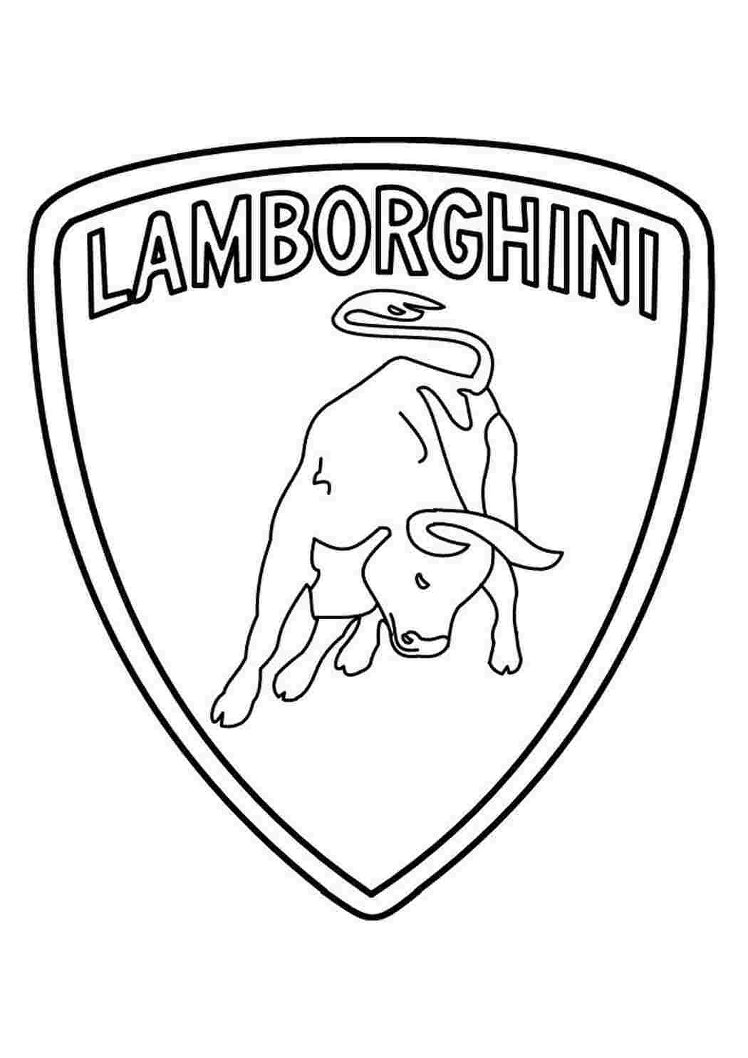 Значок ламборгини рисунок