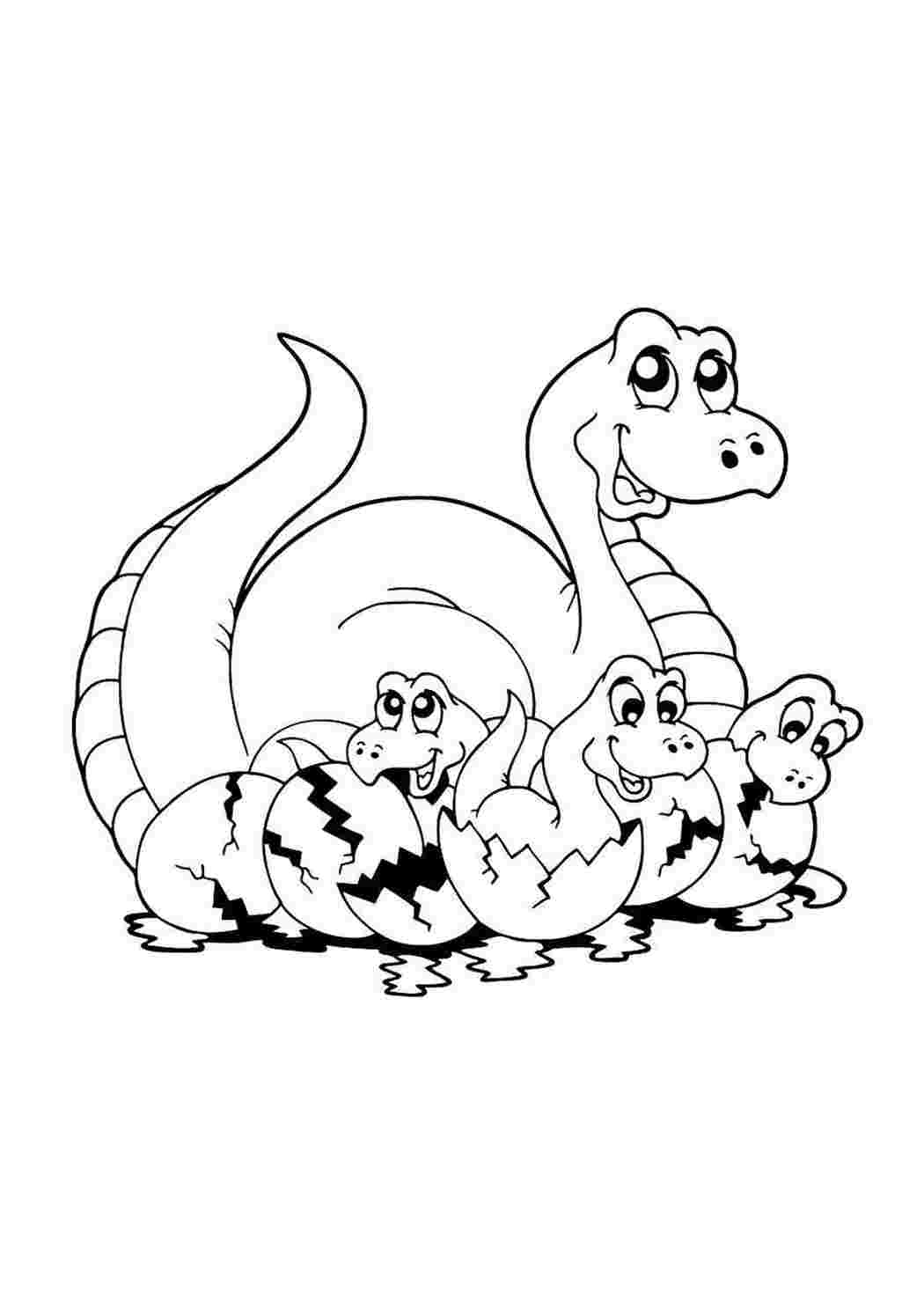 Динозавр рисунок для детей