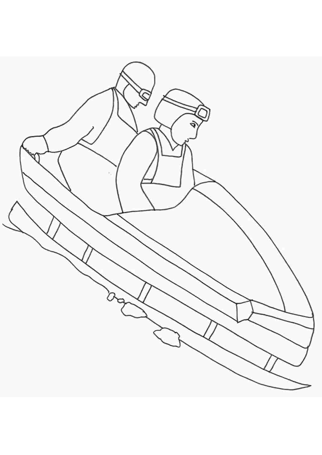 Бобслей Рисунок