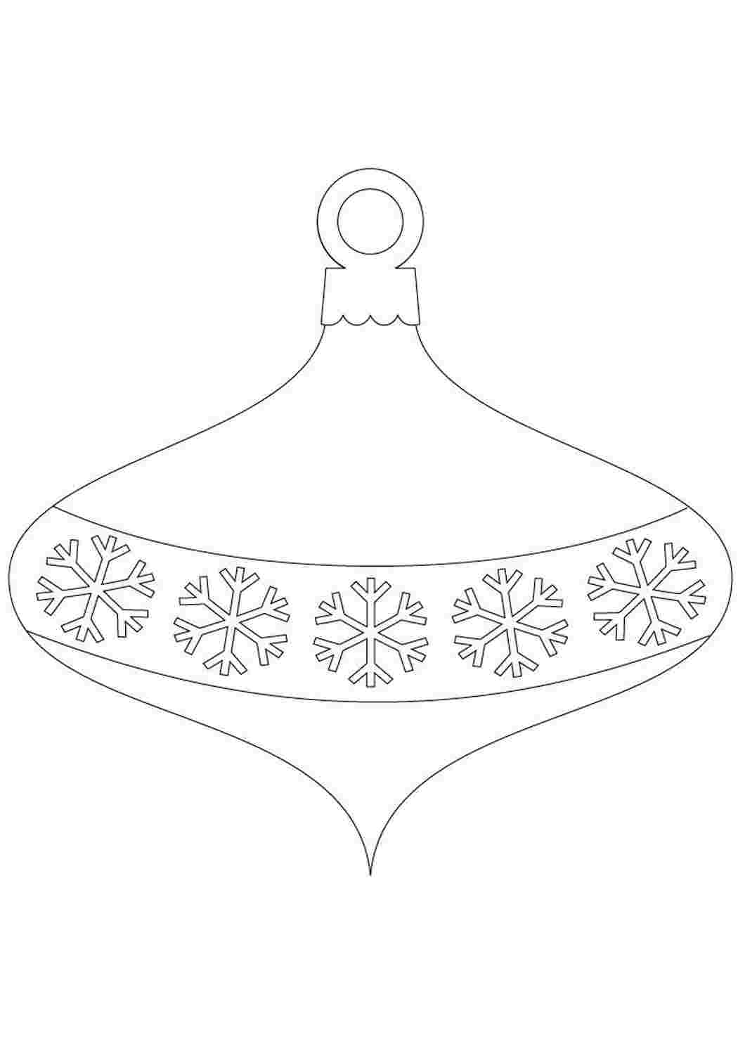 Новогодняя Сосулька Раскраски