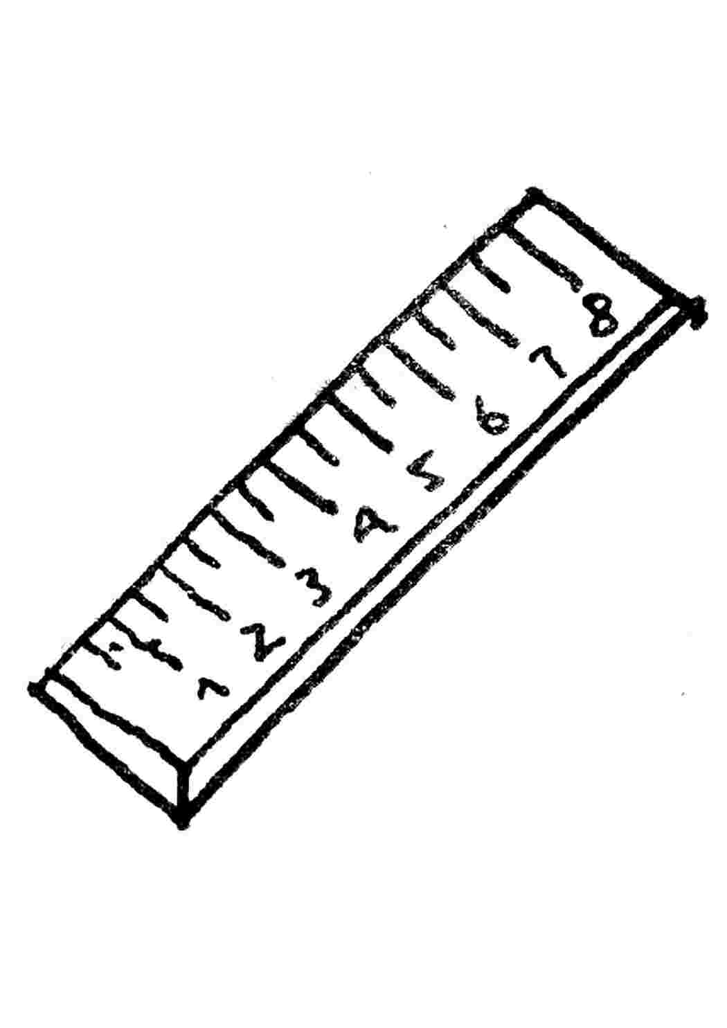 Линейка рисунок. Линейка раскраска. Линейка раскраска для детей. Линейка нарисованная.