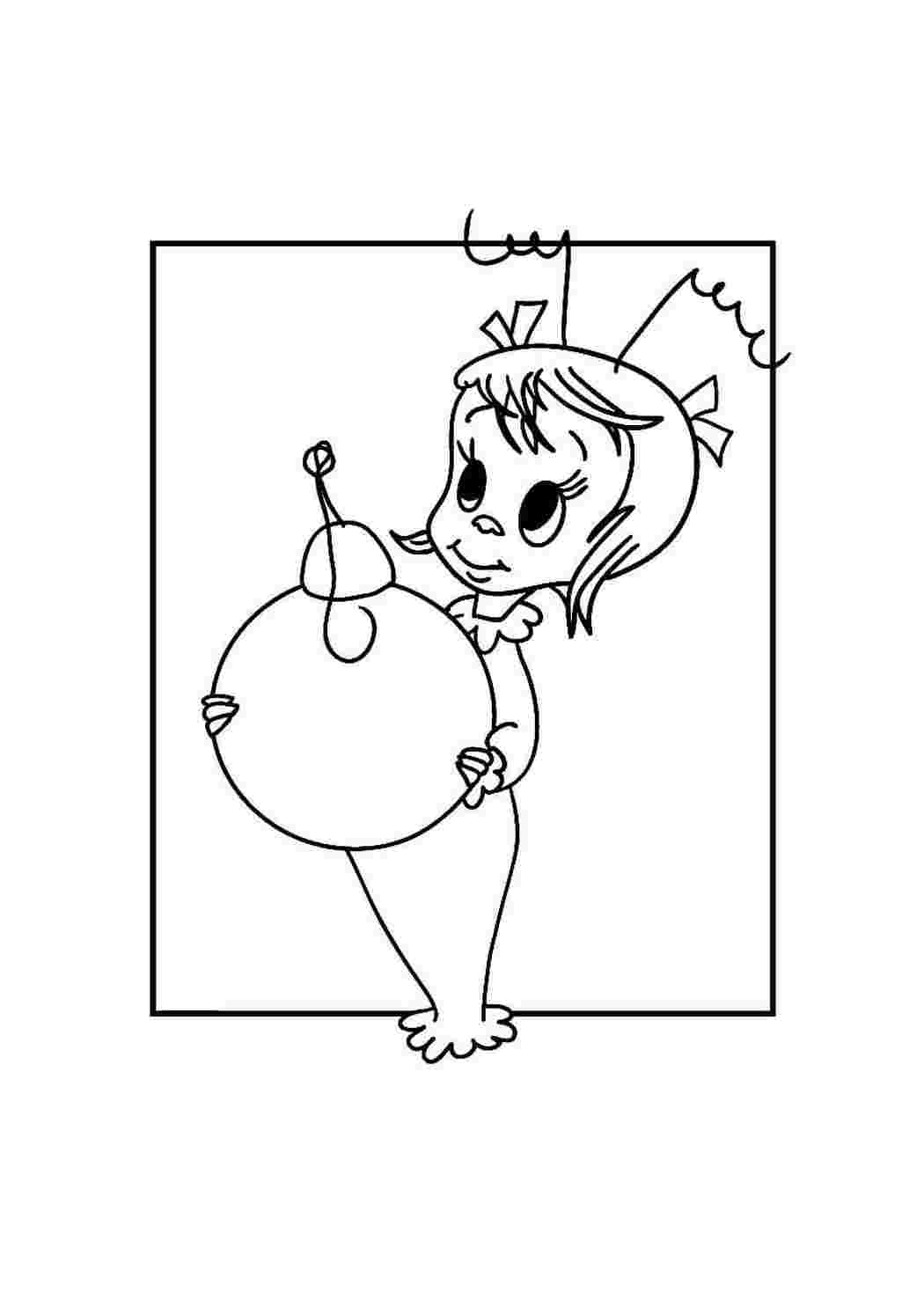 16 cindy lou who coloring page references