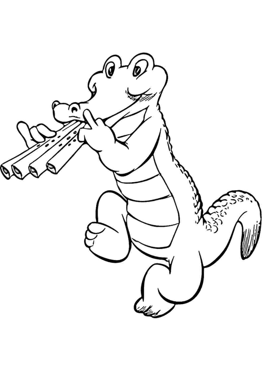  Crocodile Soittaa Crocodile Soittaa Huilua 