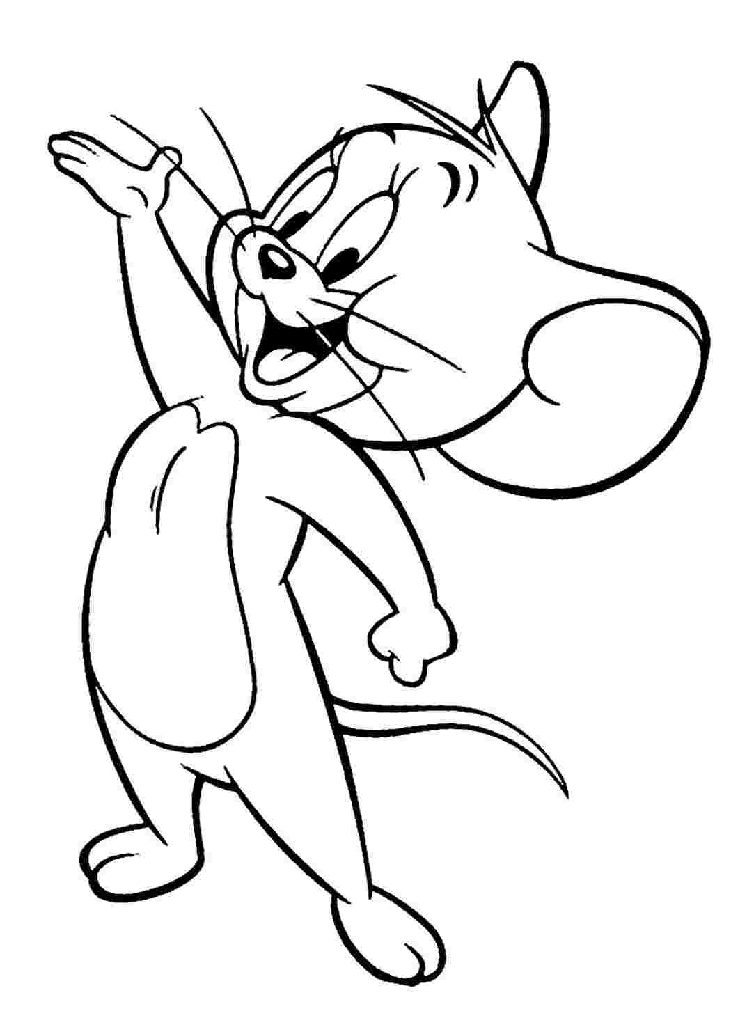 Раскраски из мультфильма Том и Джерри (Tom and Jerry)