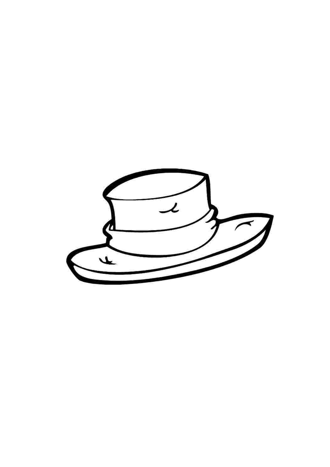 Раскраска-пропись Утка в шляпе