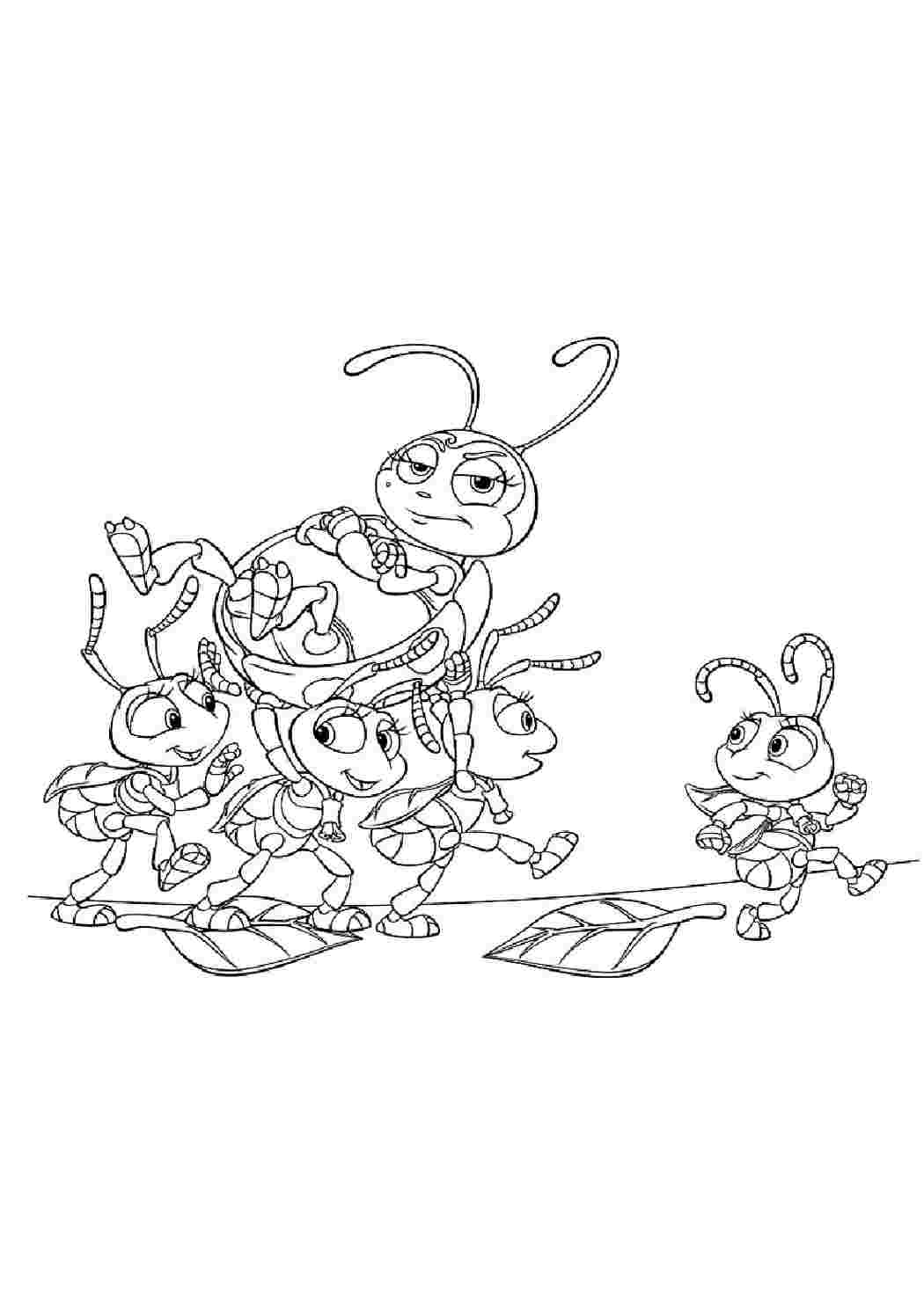 Игра арт-раскраска с муравьями
