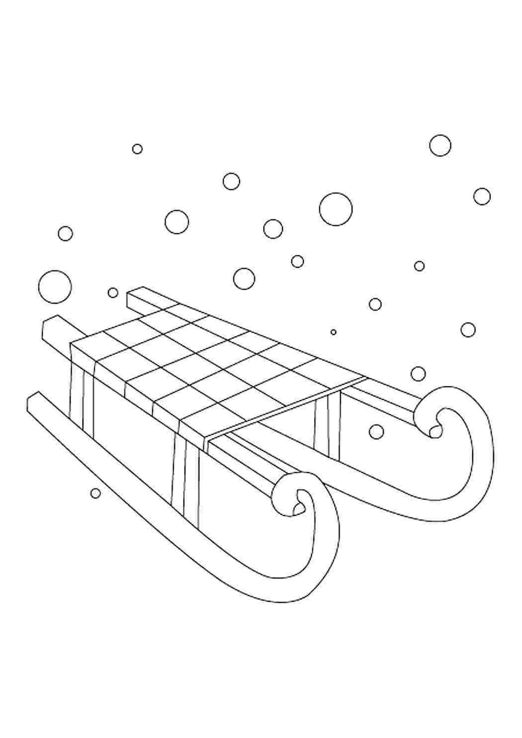 Как нарисовать санки. Санки раскраска. Сани раскраска. Санки раскраска для малышей. Сани раскраска для детей.