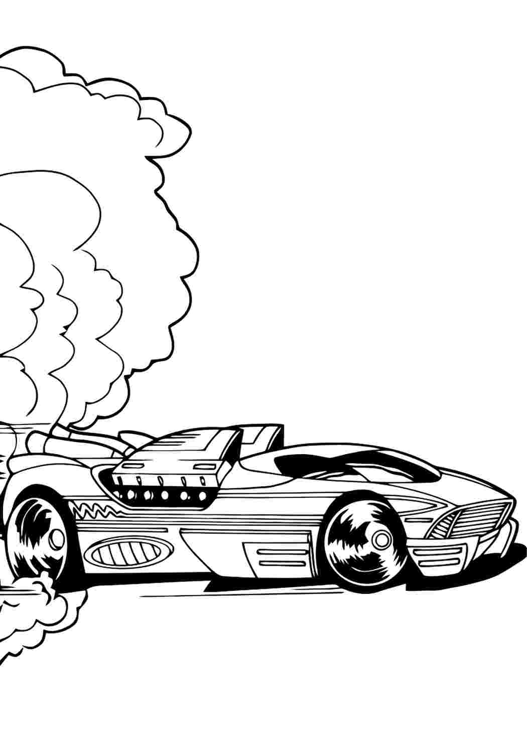 Картинки раскраски hot wheels