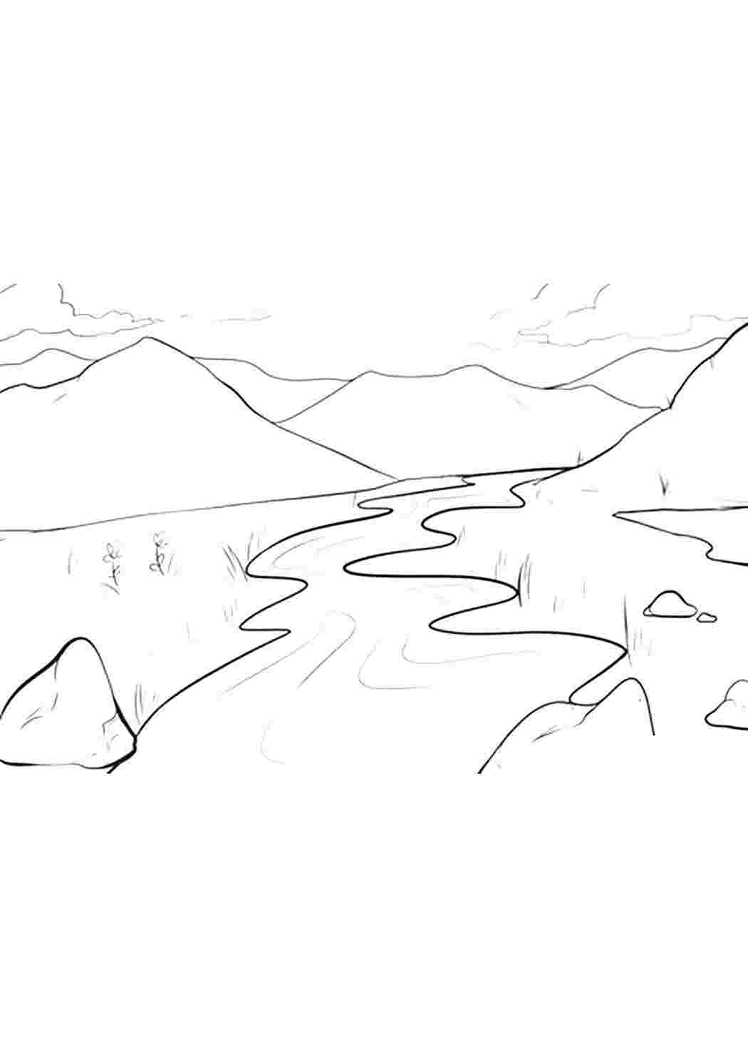 Рисунок реки
