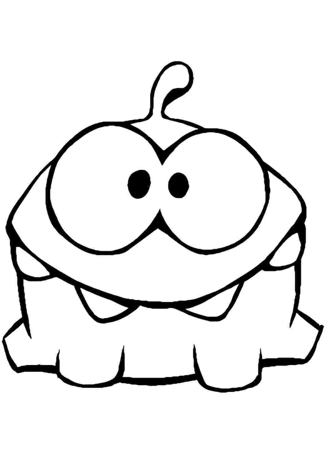 Раскраска няма распечатать. Cut the Rope 2 раскраска. Раскраска. Ам-Ням. Раскраски ам няма. Ам Ням раскраска для детей.