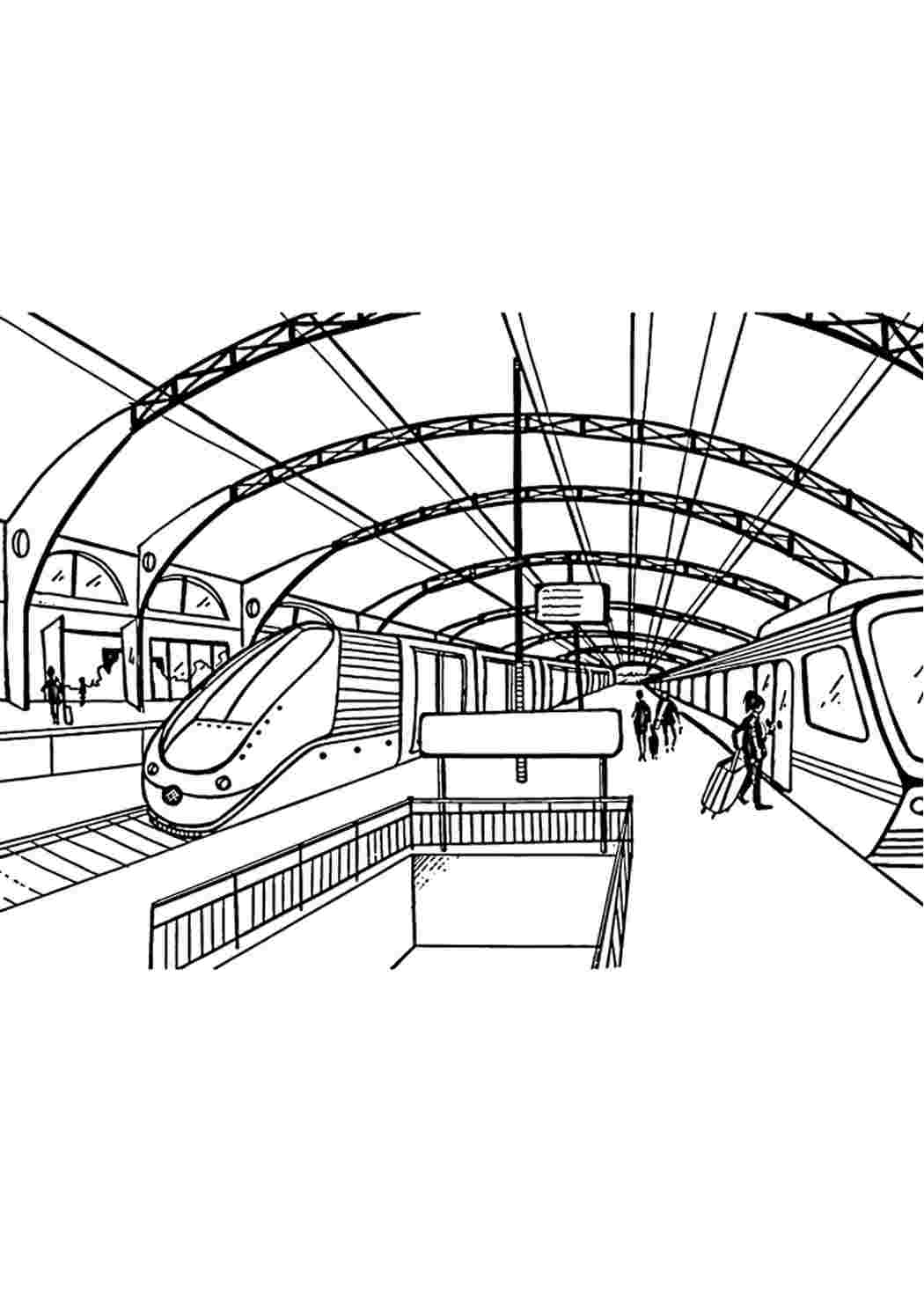 Как нарисовать метро легко