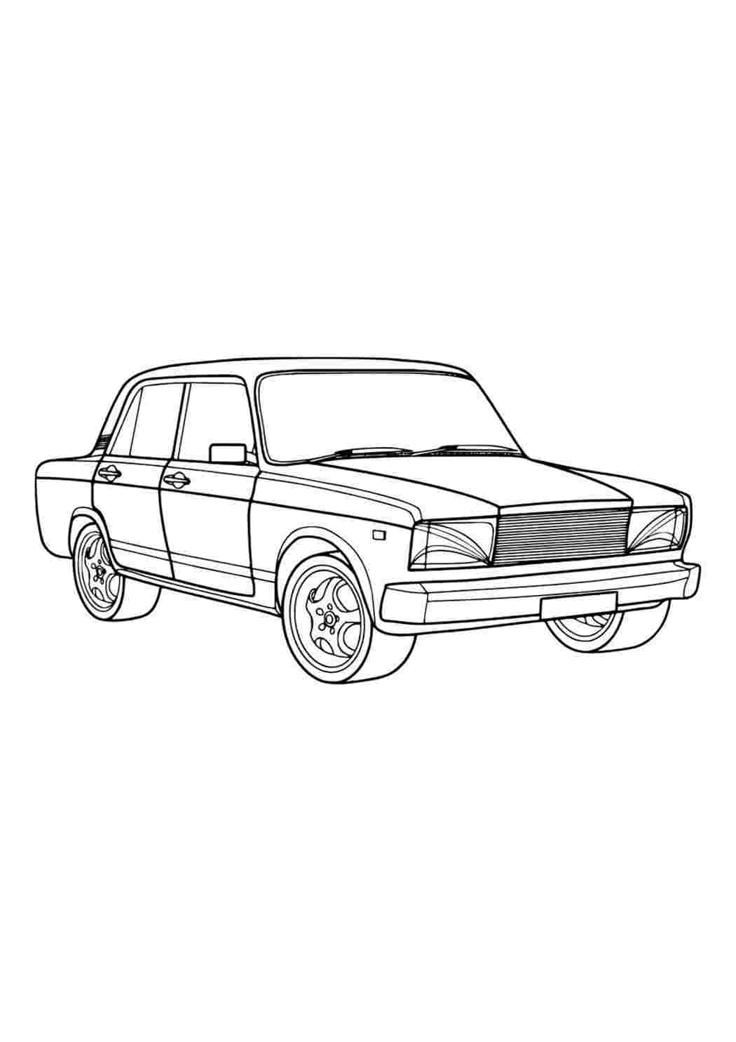 Рисунок ваз 2107 опер