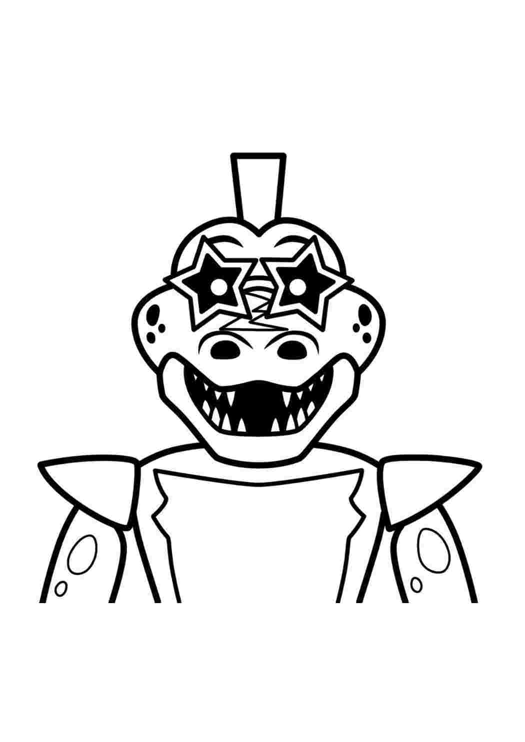  Fnaf Monty FNAF 9 Monty Para Colorear Imprimir 