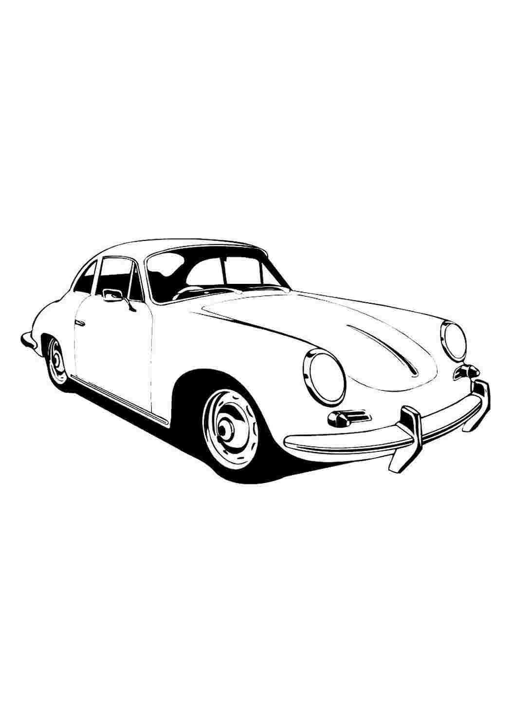 Раскраска Porsche