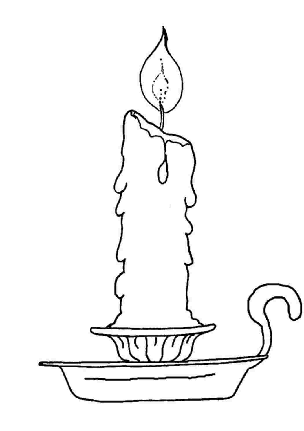 Candle Раскраски