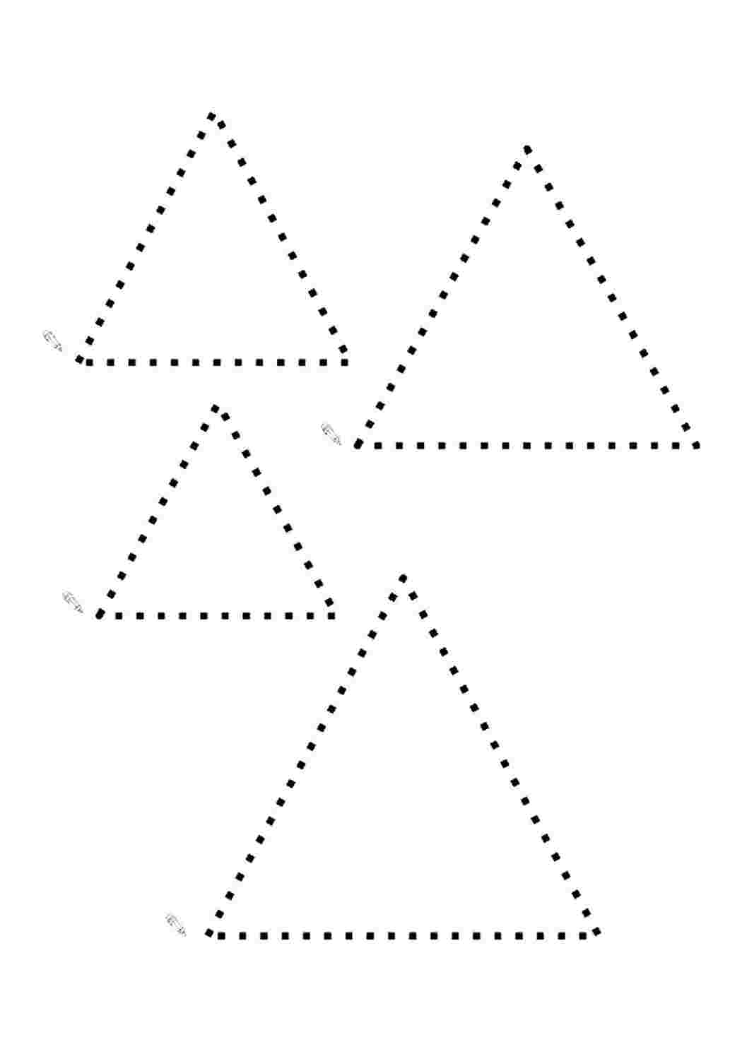 Треугольные точки. Треугольник раскраска. Треугольник раскраска для детей. Треугольник раскрашаъ. Обводка геометрических фигур.
