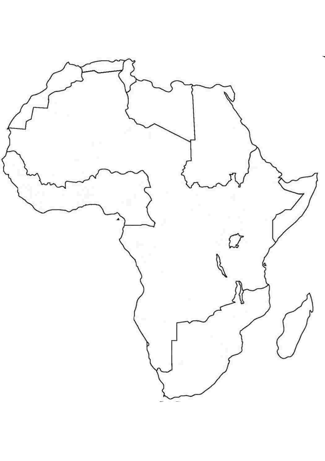 Разукрасить контурную карту. Контур материка Африка. Материк Африка контур материка. Очертания Африки. Контур континента Африка.