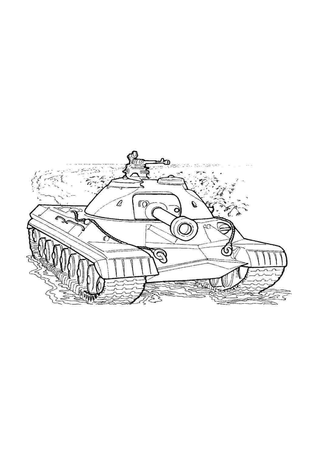 Танк ис7 рисунок