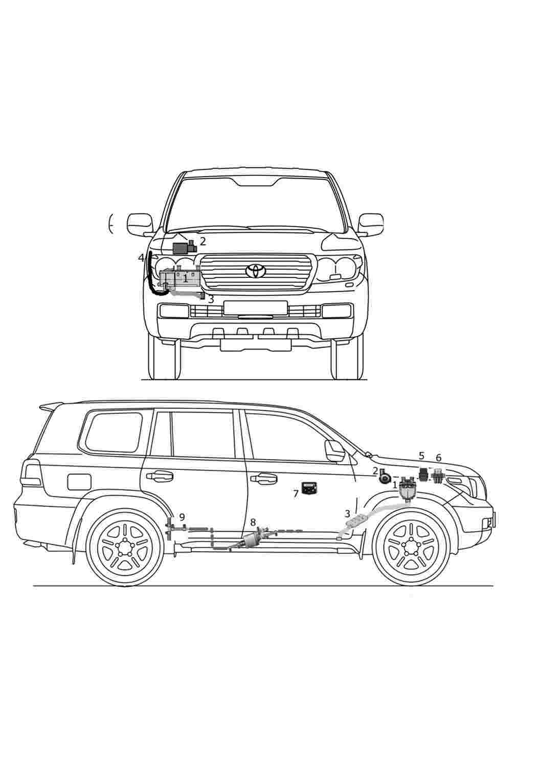 Прадо схема. Тойота Лэнд Крузер 100 чертёж. Ленд Крузер 200 габариты машины. Toyota Land Cruiser 200 чертеж. Toyota Land Cruiser 150 чертеж.