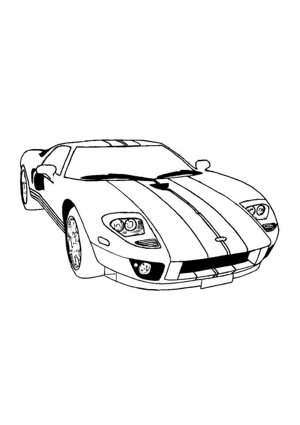 Dodge Viper раскраска