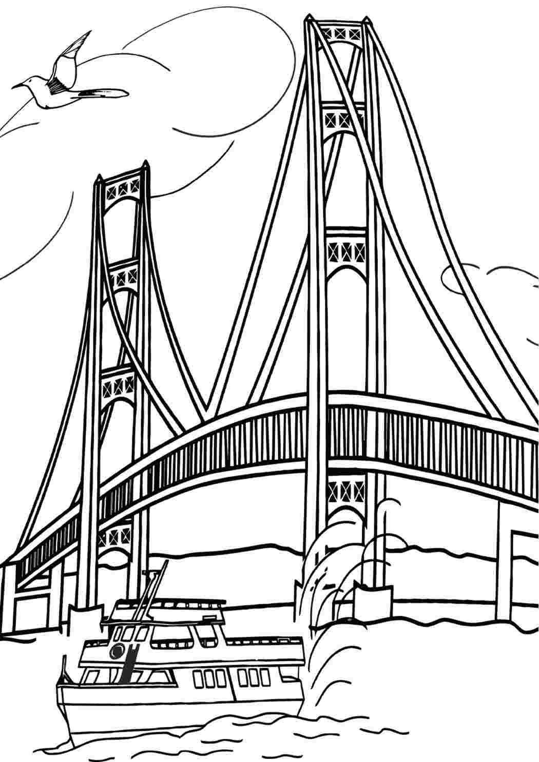 Крымский мост раскраска. Мост раскраска. Мост рисунок. Мост раскраска для детей. Мост карандашом.